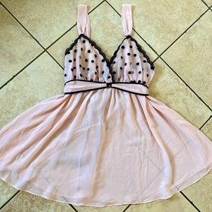 NEW Polka Dot Babydoll Dress/Top